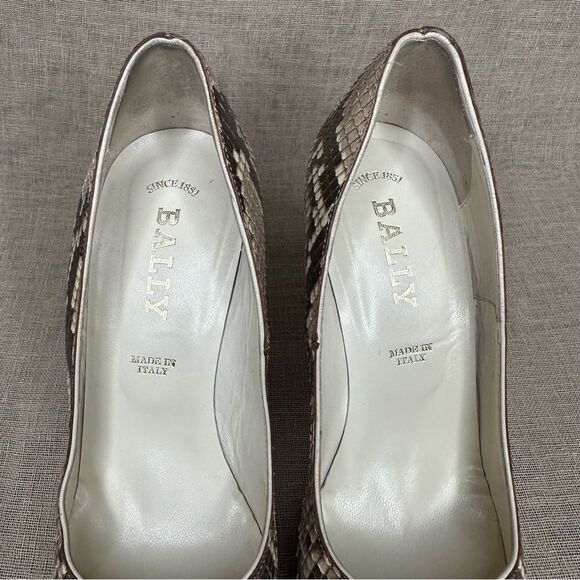 VTG Bally Snakeskin Pumps - Picture 5 of 7